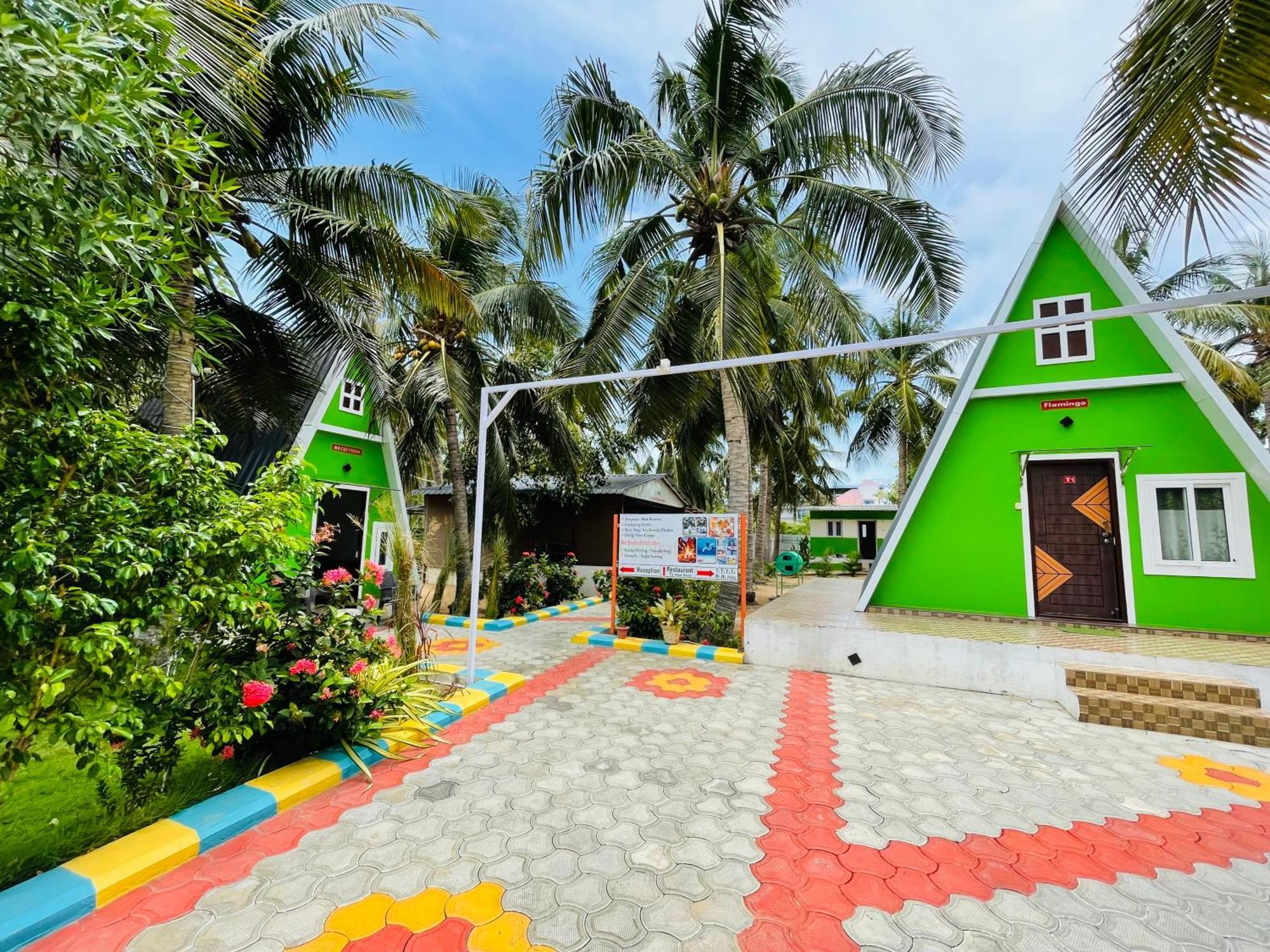 Greenleaf Resorts And Restaurant Rāmeswaram Exterior foto